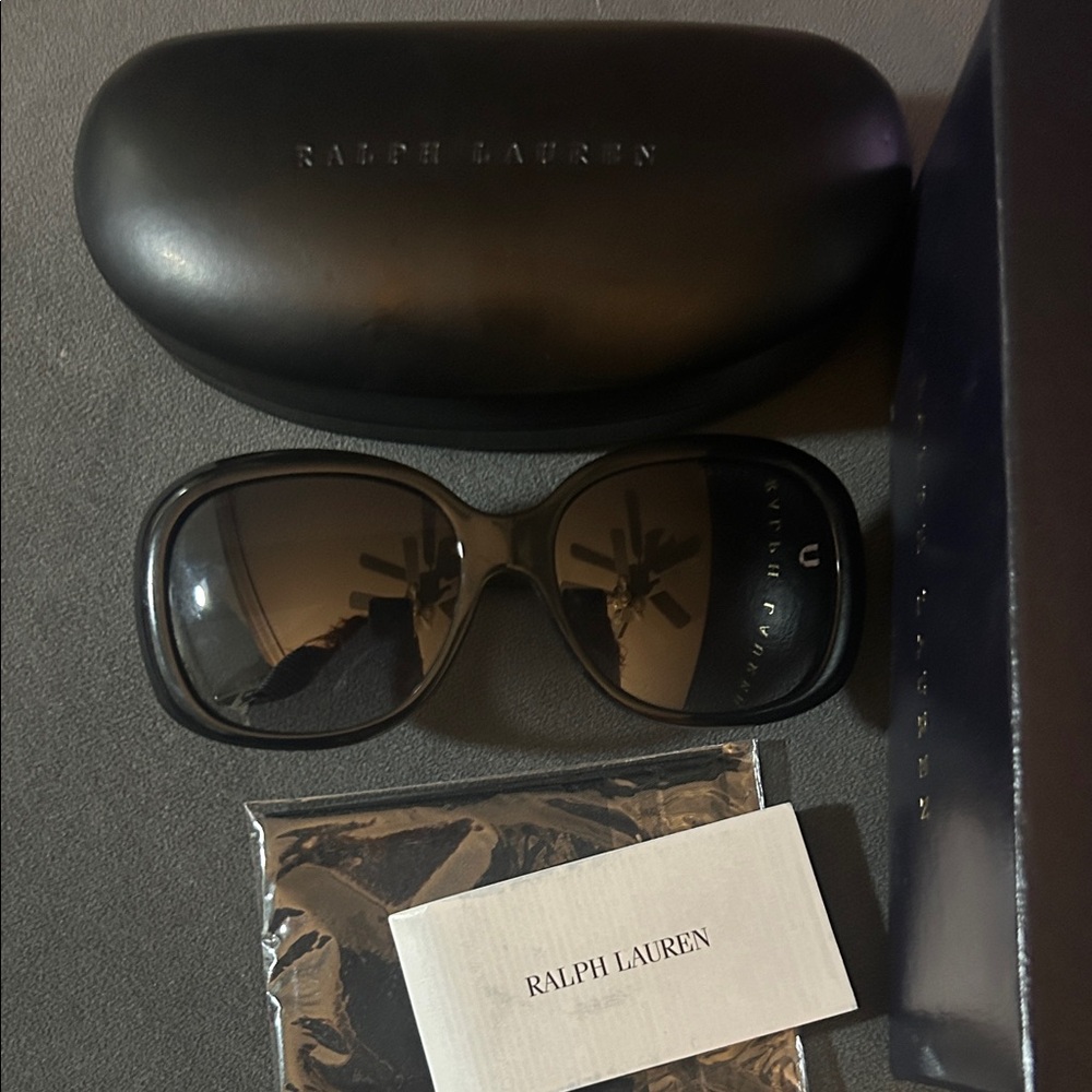 Ralph Lauren Elegant Black Sunglasses